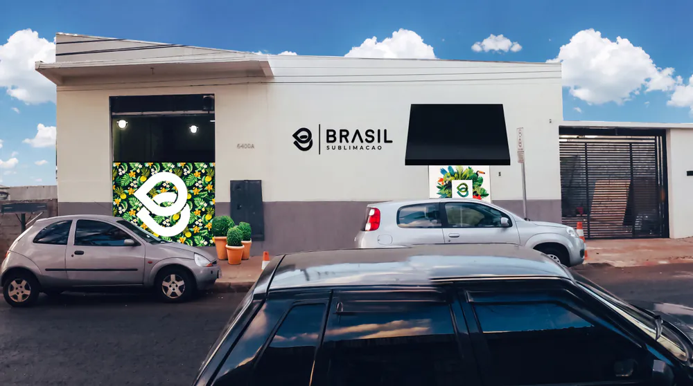 Fachada da Brasil Sublimação na Rua Gastão Vidigal, em Apucarana